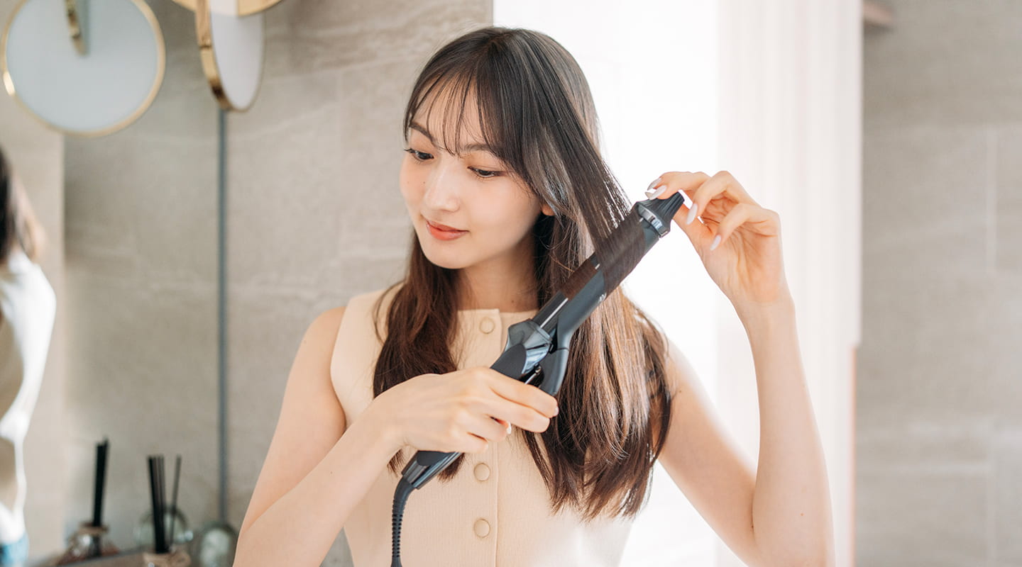 ヘアアイロンによるダメージを減らす3つのコツ