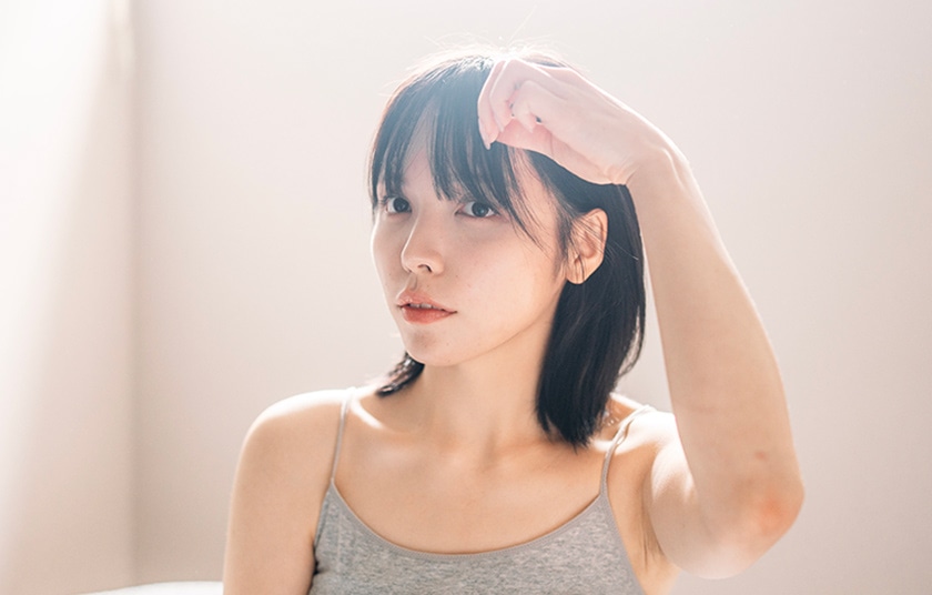 前髪が割れる原因は