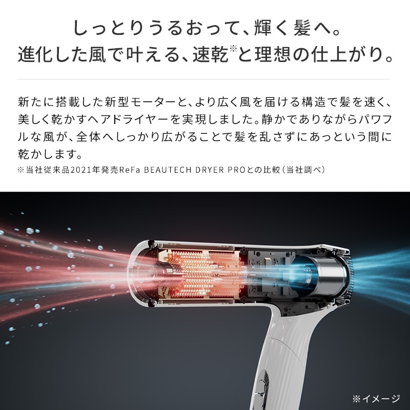 【ReFaギフトラッピングセット S+】リファビューテック ドライヤースマート ダブル(ホワイト)