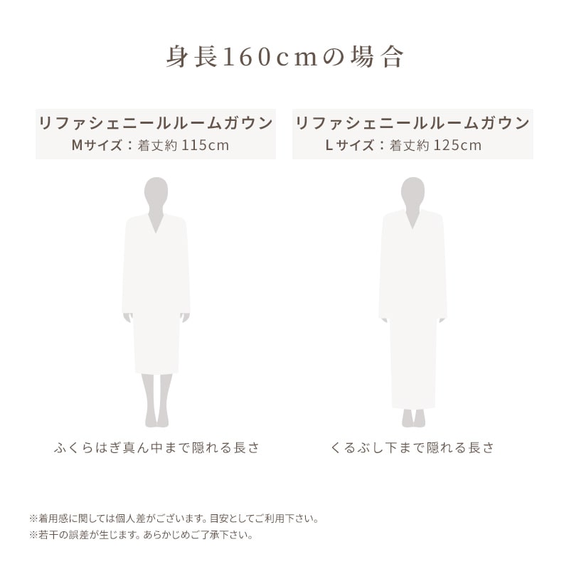 リファシェニールルームガウン(ホワイトM)