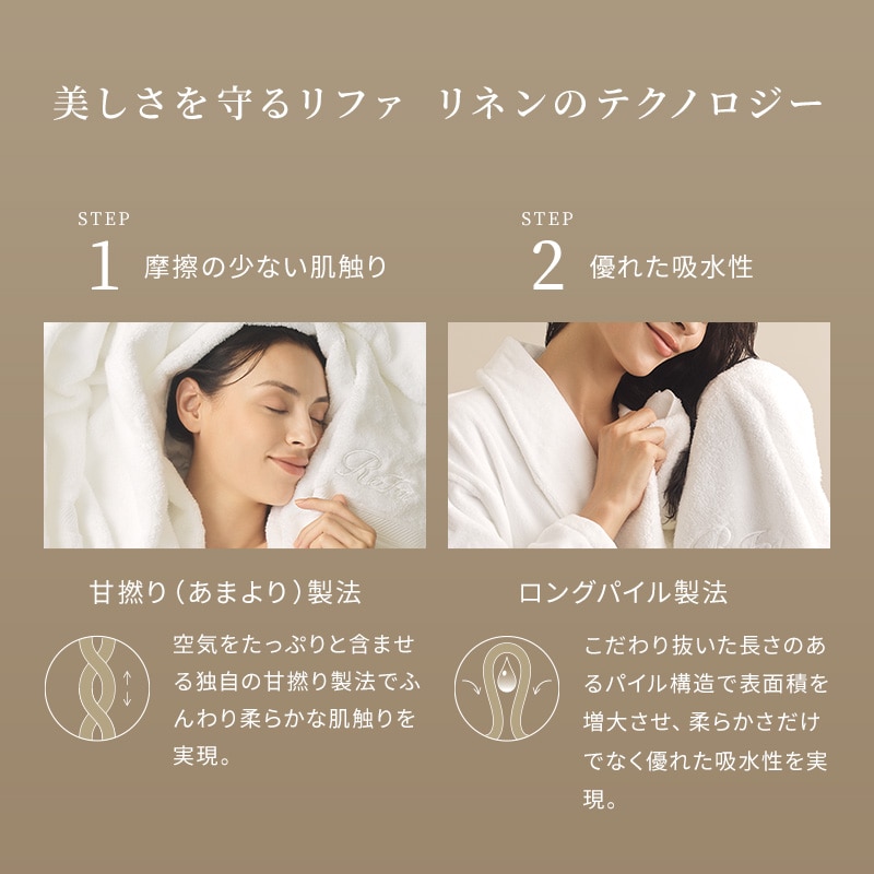 リファハンドタオル(ホワイト)