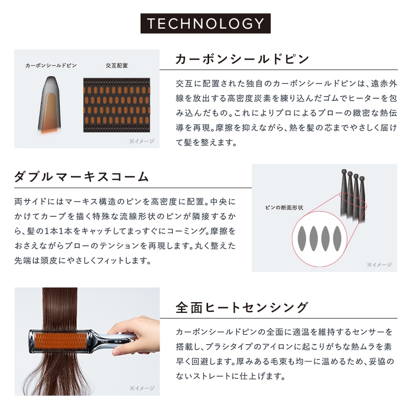 【ReFaギフトラッピングセット S+】リファストレートブローアイロン(ブラック)