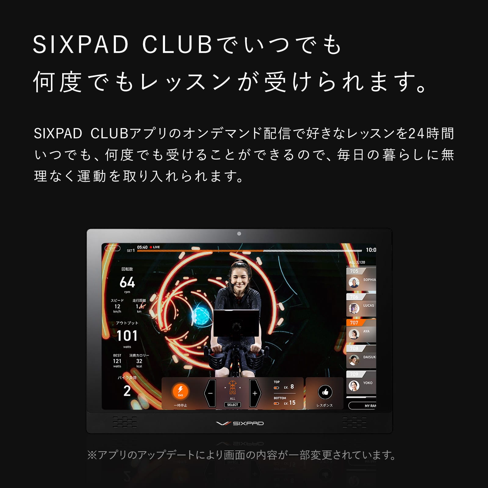 シックスパッド ザ バイク イーエックス