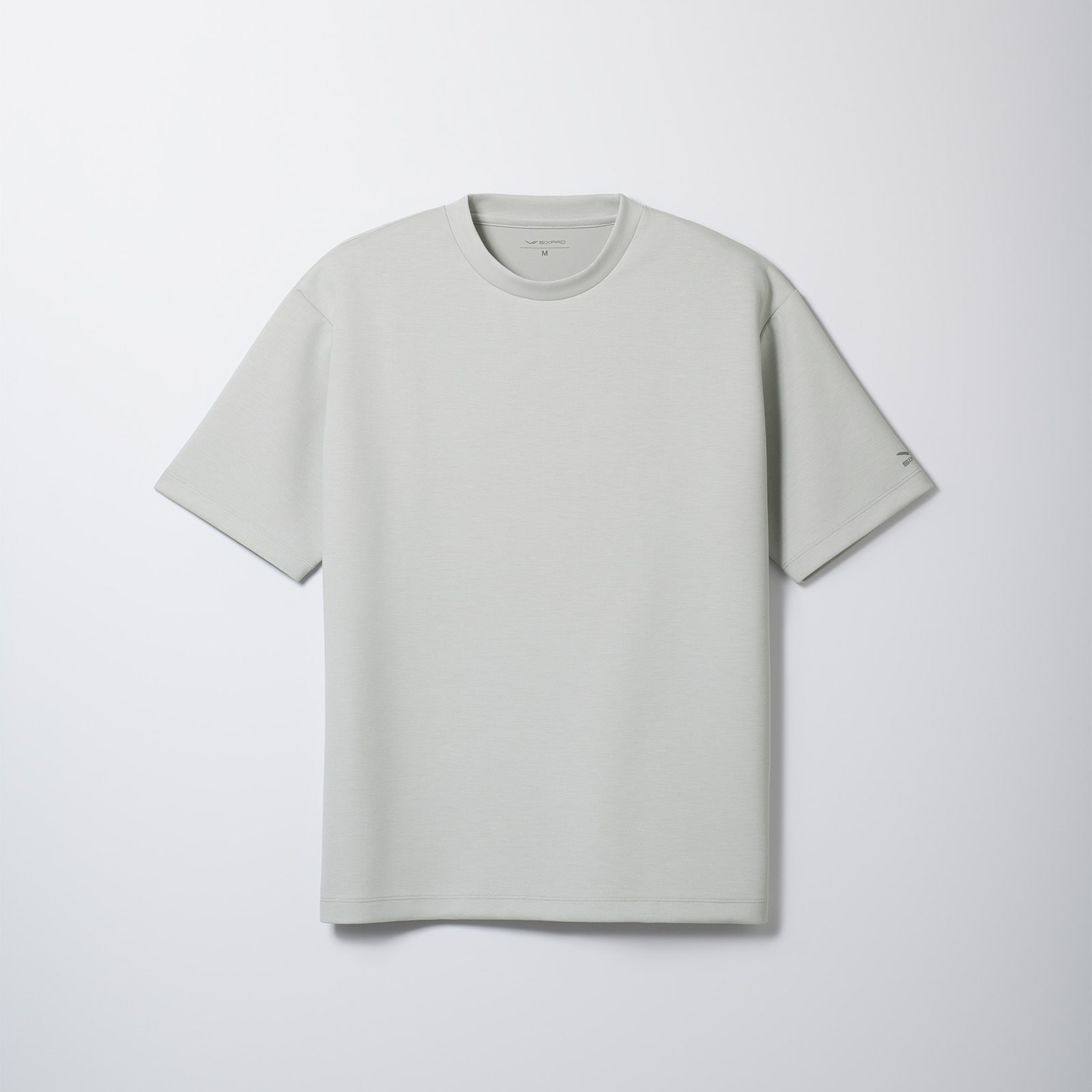 シックスパッド リカバリーウェア オーバーサイズTシャツ ライトグレー S