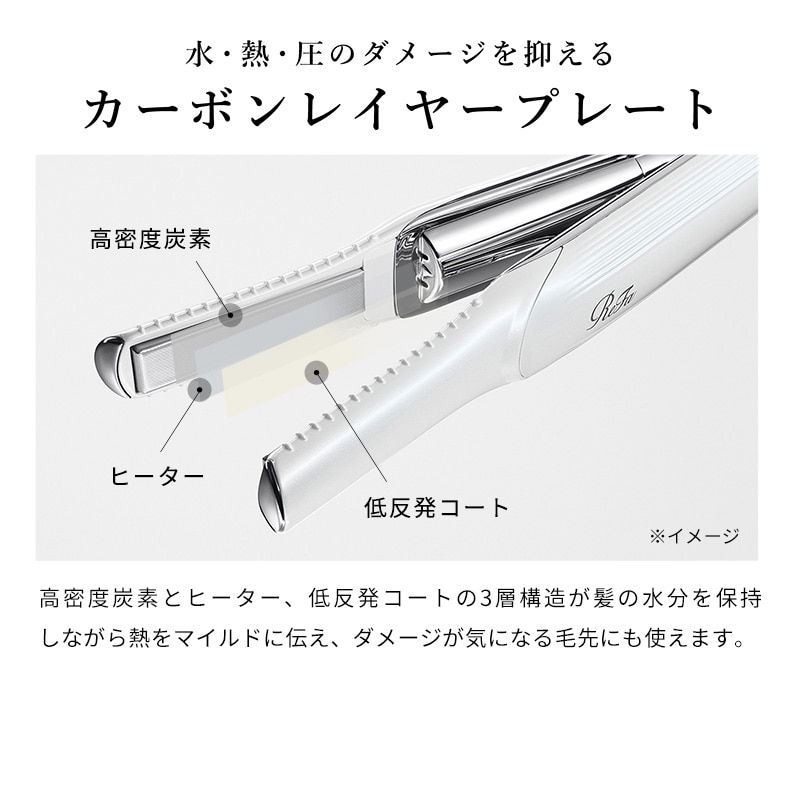 【ReFaギフトラッピングセット S】リファフィンガーアイロン ST(ホワイト)