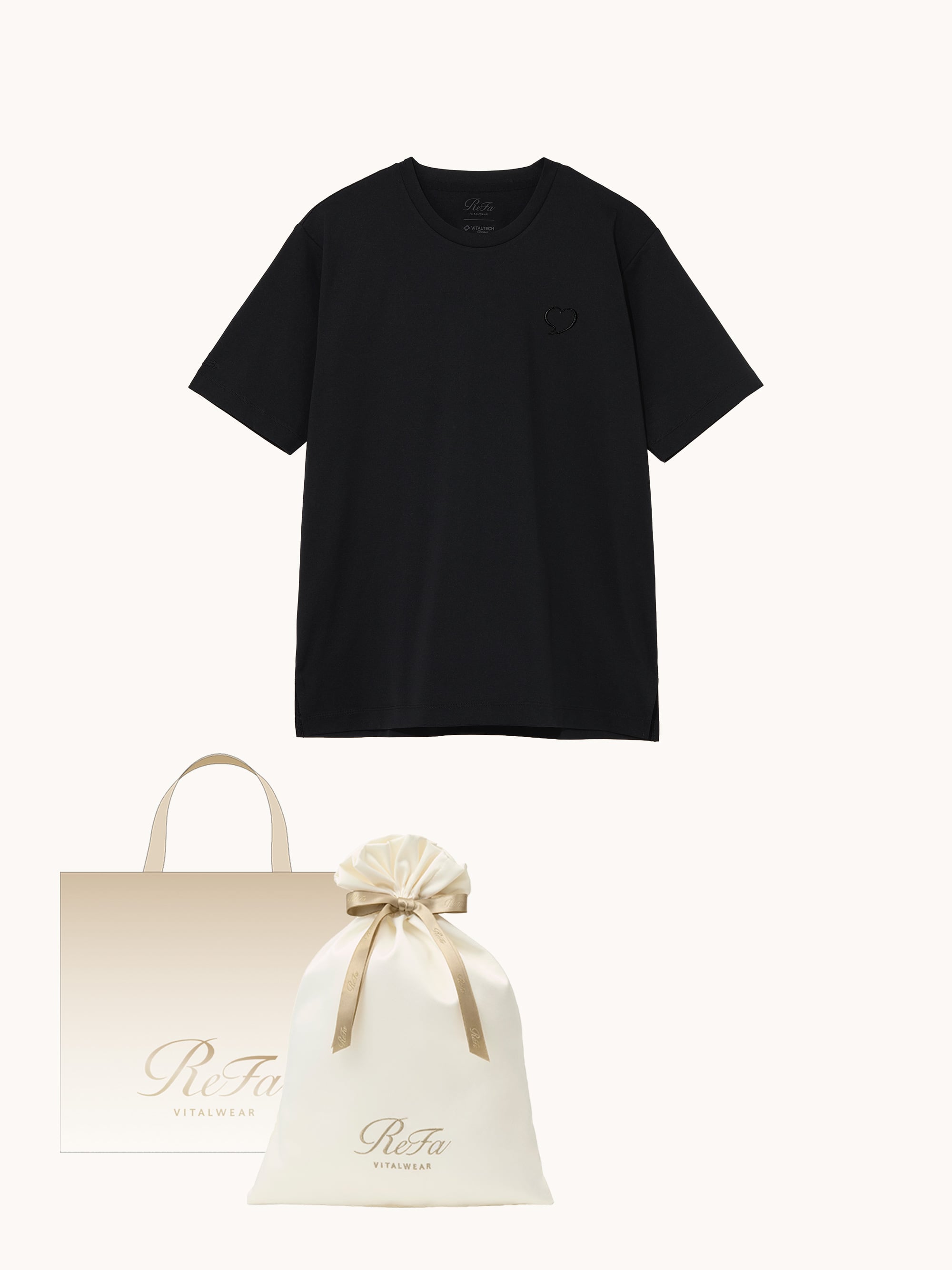 ［ギフトセット］コンフォートジャージークルーネックTシャツハートコレクション　Aira#3 mono