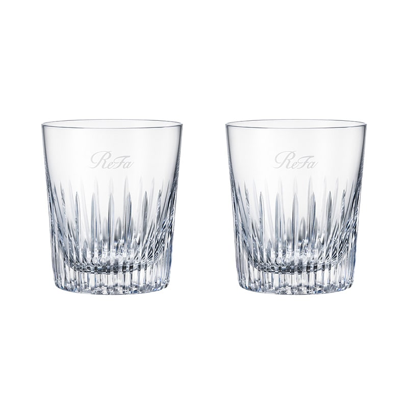 ReFa CRYSTAL 江戸切子 -EDO KIRIKO- WATER GLASS PAIR SET
