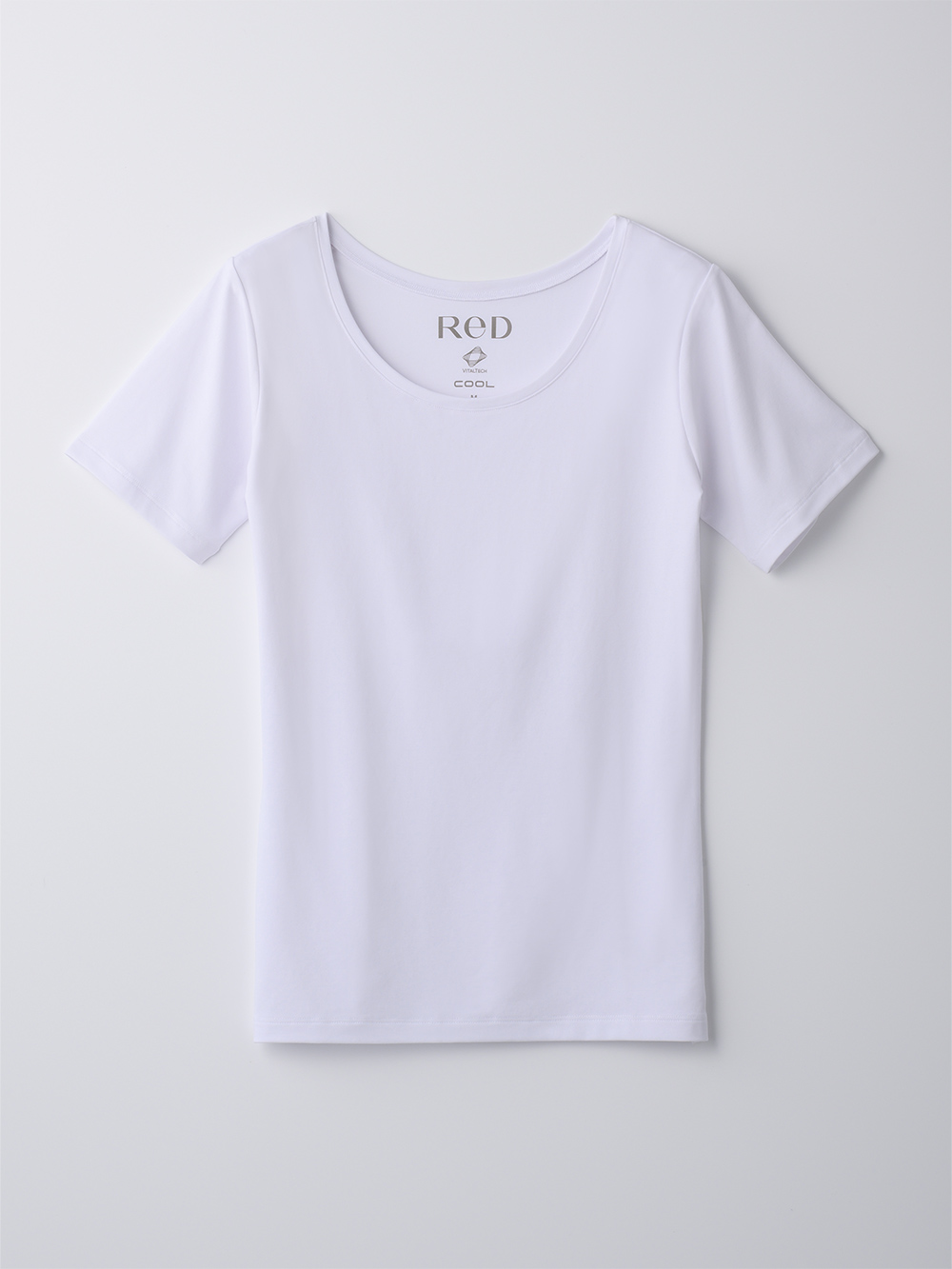 ReD バイタルテック Uネックインナー半袖(COOL) ホワイト M ホワイト M