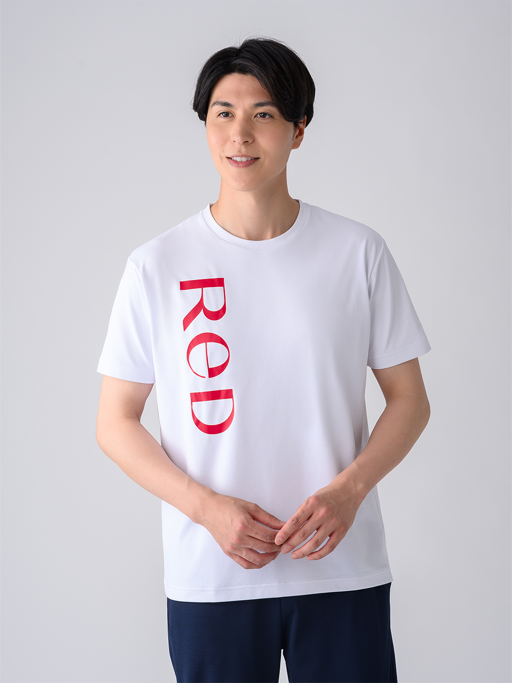 ReD バイタルテック クルーネック半袖(ロゴあり) ホワイト M ホワイト M