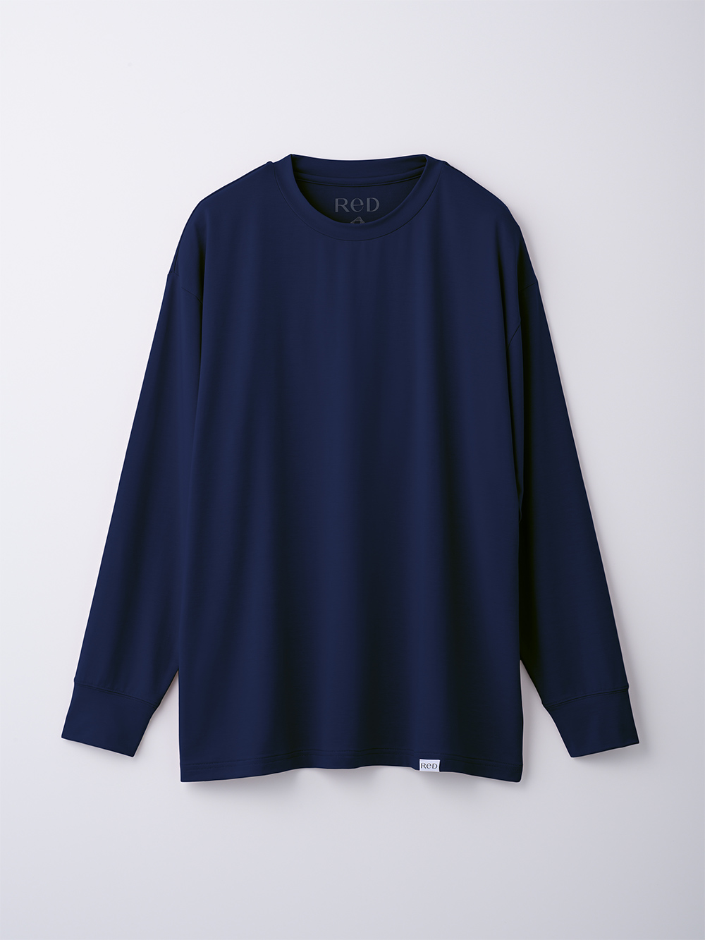 ReD ぐっすりパジャマ ベーシック プルオーバー長袖&ジョガーパンツ上下セット ネイビー M ネイビー M