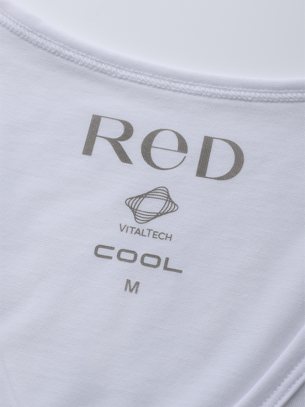 ReD バイタルテック Vネックインナー半袖(COOL) ホワイト L ホワイト L