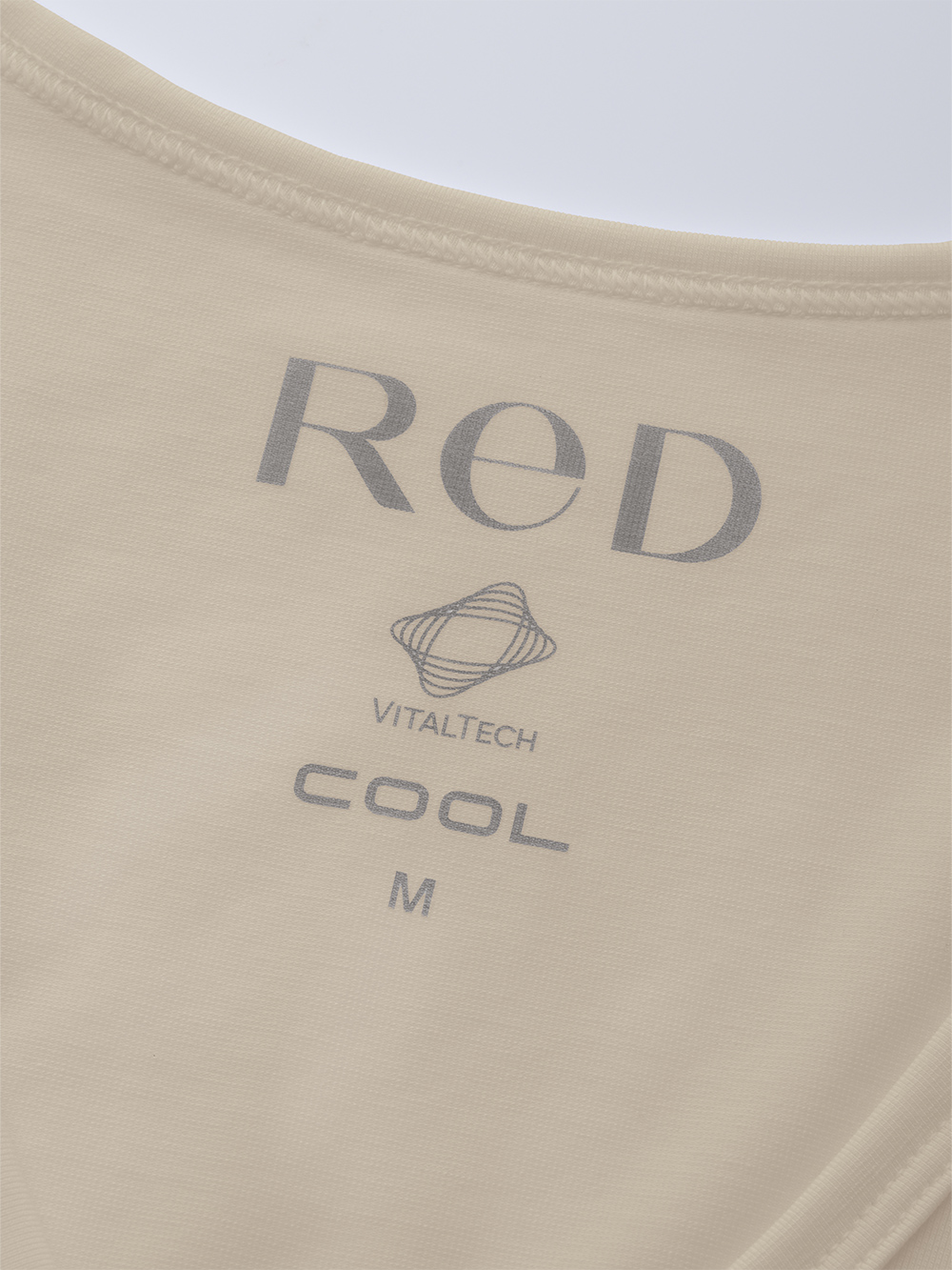ReD バイタルテック Uネックインナー半袖(COOL) ベージュ M ベージュ M