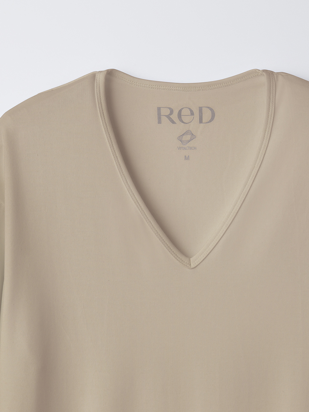 ReD バイタルテック Vネックインナー長袖 ベージュ S ベージュ S