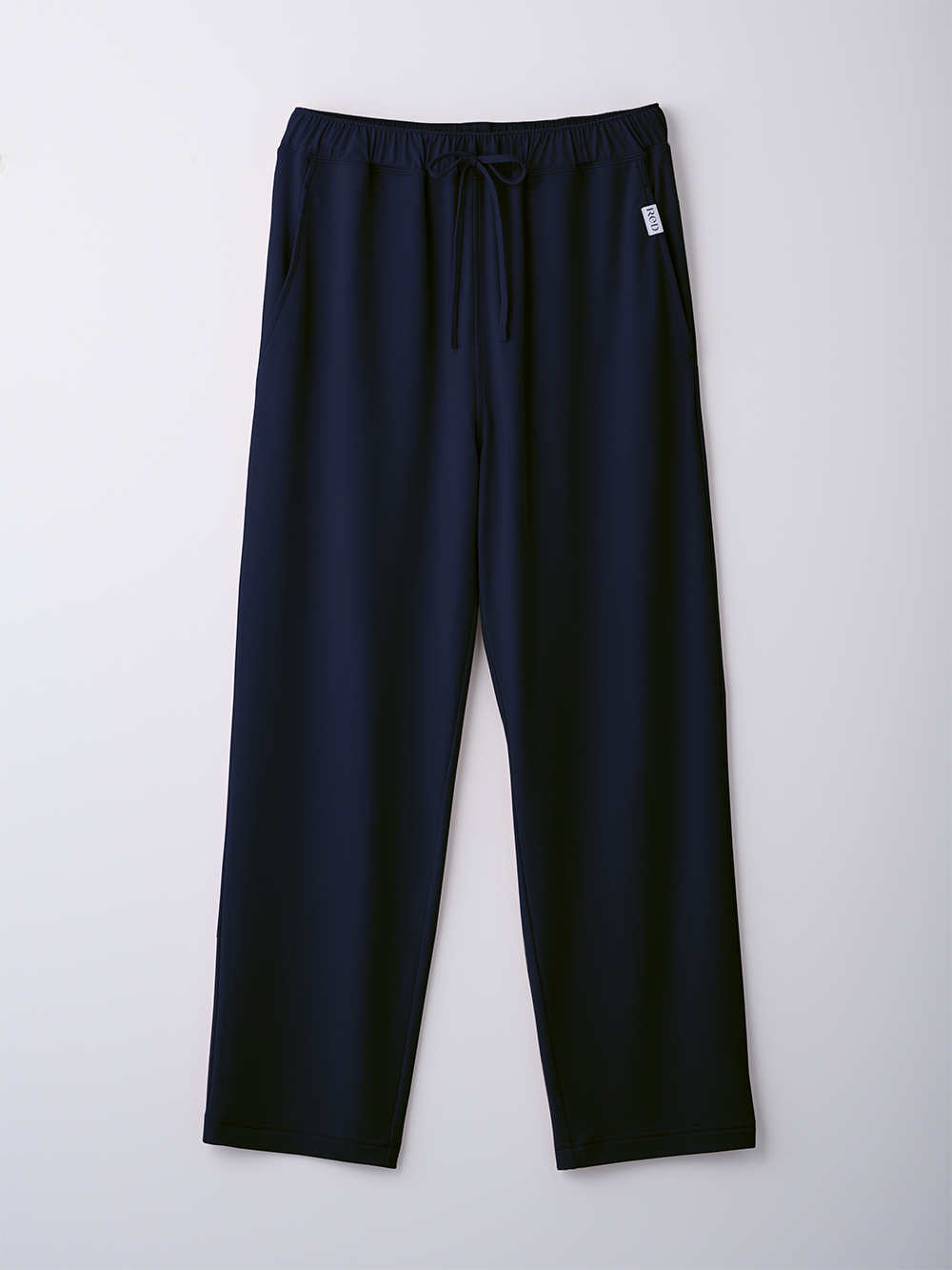 ReD ぐっすりパジャマ ベーシック 前開き長袖&ロングパンツ上下セット ネイビー L ネイビー L
