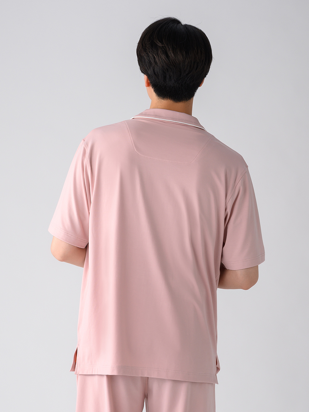 ReD ぐっすりパジャマ ベーシック 前開き半袖 ピンク M ピンク M