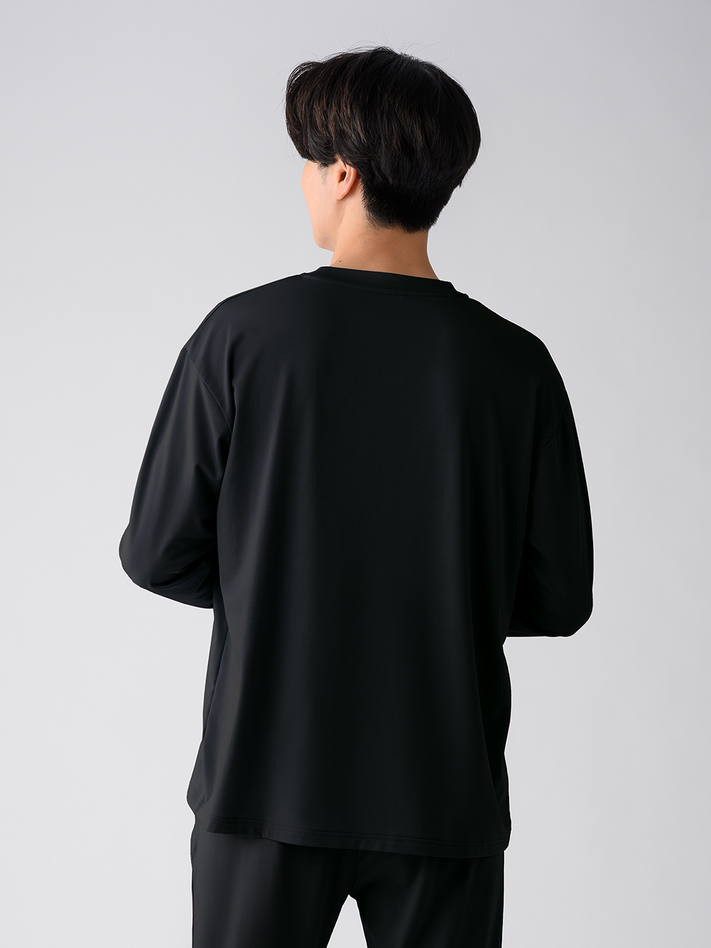 ReD ぐっすりパジャマ ベーシック プルオーバー長袖 ブラック 3L ブラック 3L