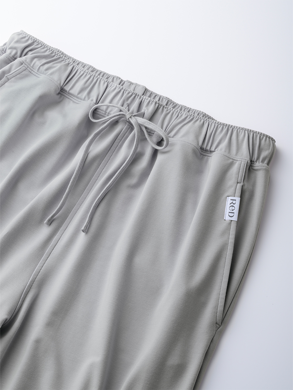 ReD ぐっすりパジャマ ベーシック 前開き長袖&ロングパンツ上下セット ライトグレー M ライトグレー M