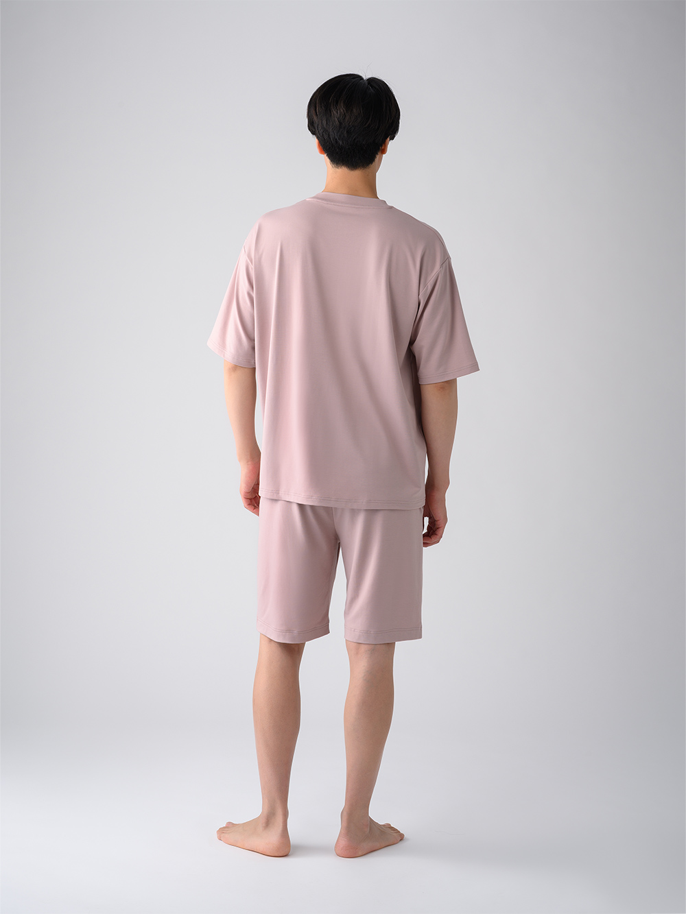 ReD ぐっすりパジャマ ベーシック プルオーバー半袖&ショートパンツ上下セット ピンク M ピンク M
