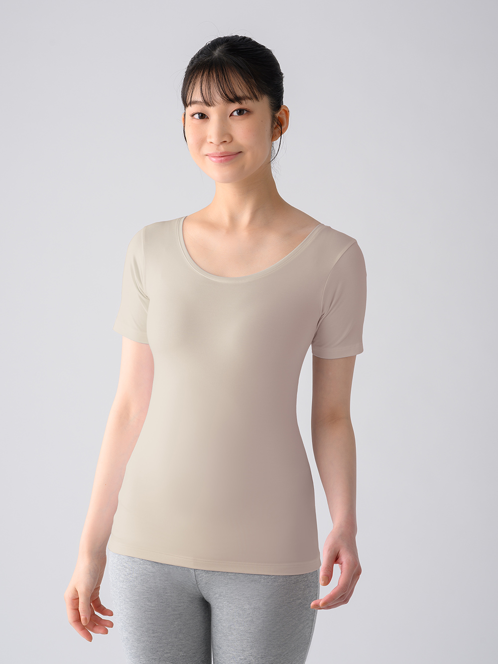 ReD バイタルテック Uネックインナー半袖 ベージュ 3L ベージュ 3L