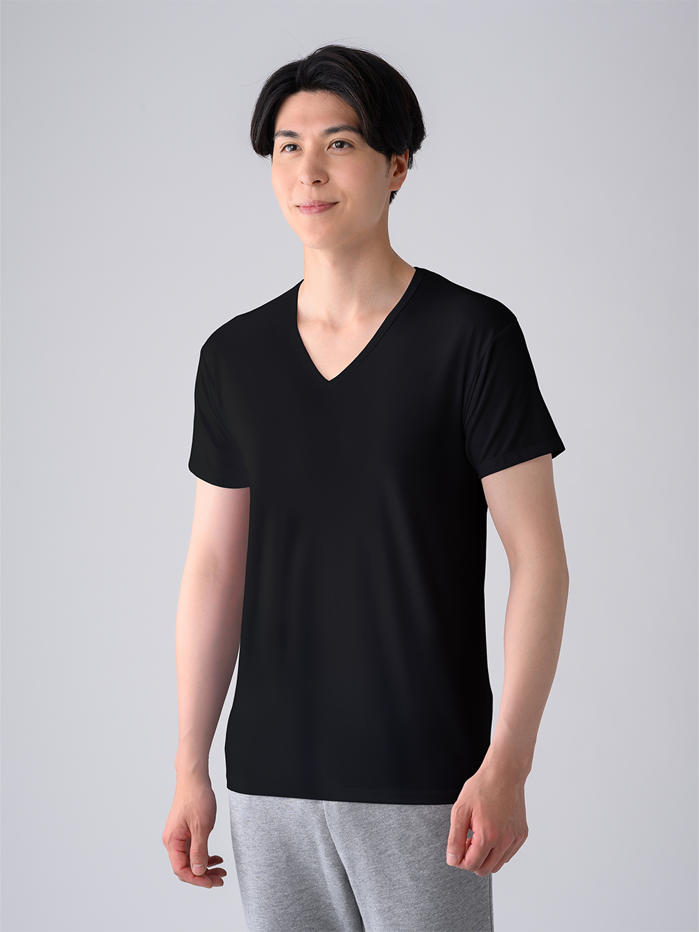 ReD バイタルテック Vネックインナー半袖 肩・腰コリ改善 ブラック 3L ブラック 3L