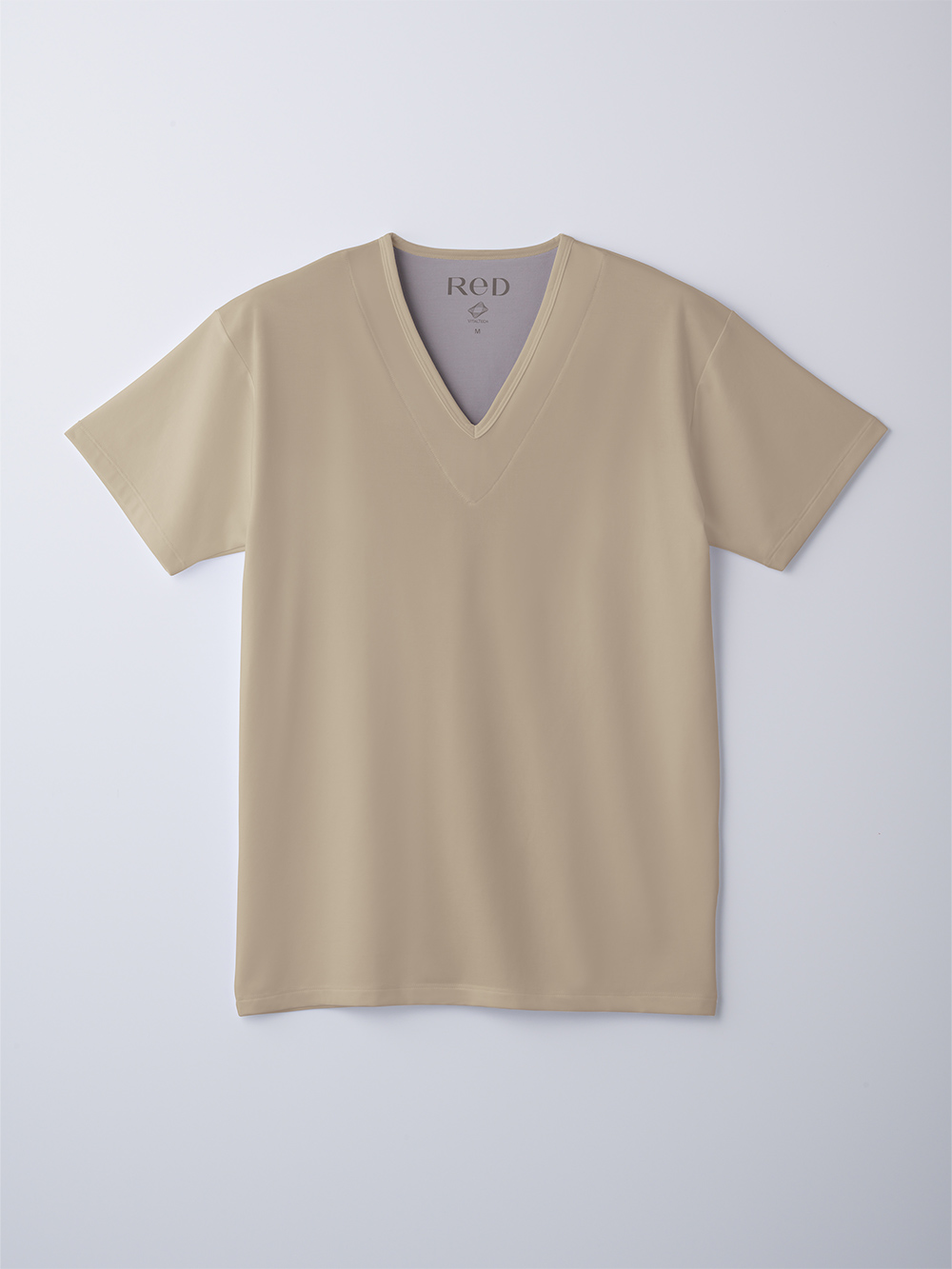 ReD バイタルテック Vネックインナー半袖 肩・腰コリ改善 ベージュ 3L