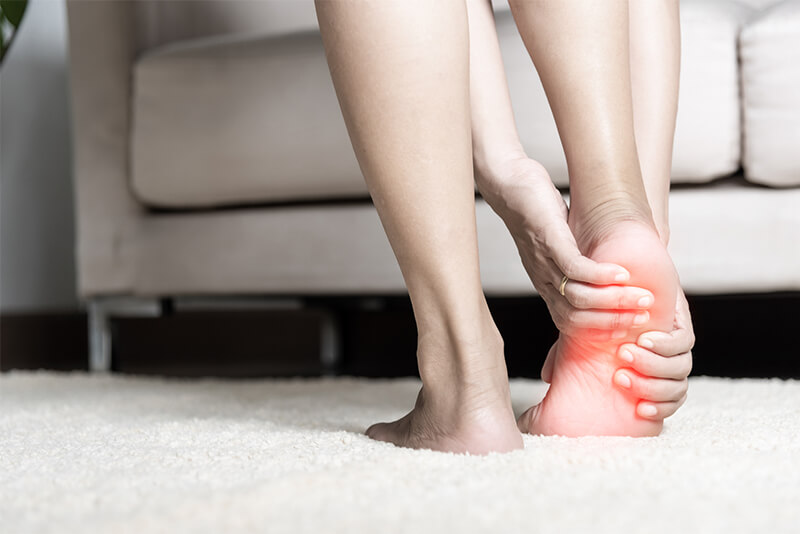 足裏に痛い場所があるときのトレーニングは？