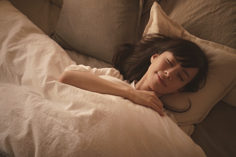 睡眠の質向上の効果