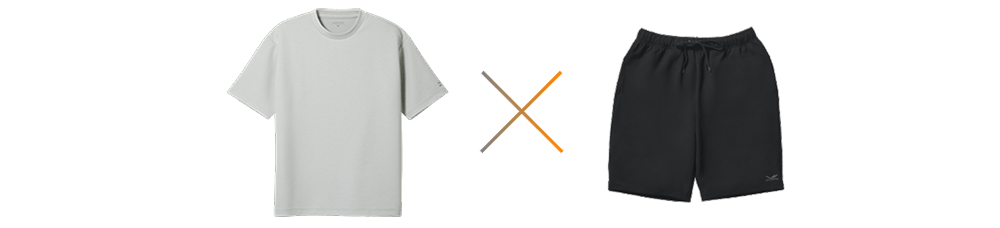 オーバーサイズTシャツ ハーフパンツ